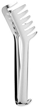 Alessi 502 Spaghettizange aus Edelstahl ,, 13 x 20 x 12.5 cm, Silber