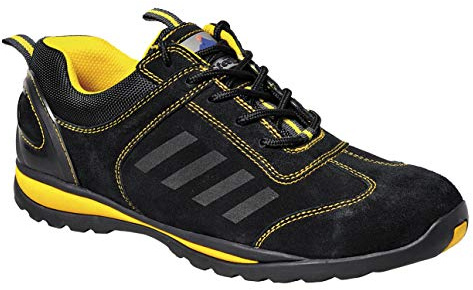 Portwest lusun Chaussures de S�curit� S1P FW34 - Taille 45 | Noir, 45, S1P EN ISO 20345, Col Double, Résistant aux Huiles, Antidérapant, Durable, Rembourré