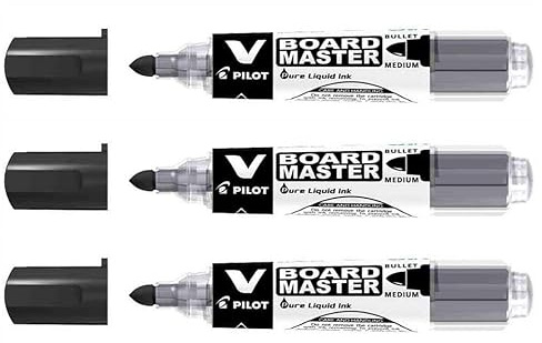 Pilot Whiteboard-Marker, 3 Stück, Schwarz