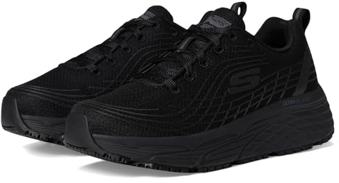 Skechers Women's Work Relaxed Fit Max Cusioning Elite Sr Outsole, Black, 7