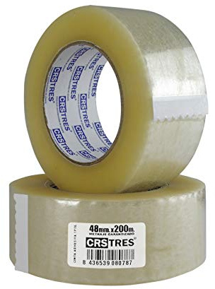 Criscolor 410778 Precinto Ppa 48 mm. x 200m. Transparente, 6 unidades
