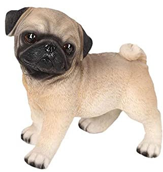 Hunde-Skulptur aus Kunstharz, Tiermotiv, Briefbeschwerer, Auto, Zuhause, Büro, Dekoration, Geburtstagsgeschenk, Aprikose