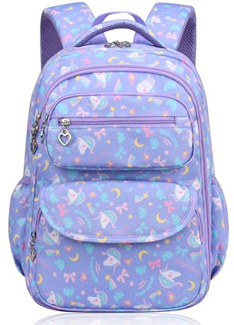 ZYUPHY Mochilas Escolares Niña Niño Gran Capacidad Mochila Escolar para 7-12 Años Mochila Infantil Impermeable Multicompartimento Cómodo y Transpirable Mochilas Primaria