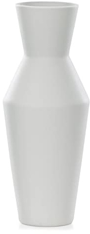 AmeliaHome Vase aus Keramik Dekovase Tischvase Dekoration Giara Grau