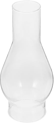 COHEALI ÖLlampenschirm Aus Glas Ersatz Lampenschirm FüR Petroleumlampe Vintage Lampenglas Klarer Zylinderschirm 6.50X3.00X3.00In FüR Heimdekoration Und ÖLlampen ZubehöR