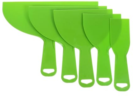 PAMINGONO 5piezas Raspadoras De Vinilo y Espátulas Para Remover y Reparar Superficies De Automóviles y Paredes