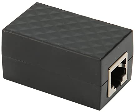 Protezione da Sovratensione Ethernet, Custodia Ignifuga Rete LAN Soppressore di Tuoni RJ45 Plug and Play POE Gigabit Protezione Completa per Dispositivi Internet