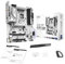 Asrock B760M Pro RS WiFi White Intel Micro ATX Motherboard DDR5 DIMM 7200 MHz 256 GB LGA1700 SATA3 6.0 Gb/s LED M.2