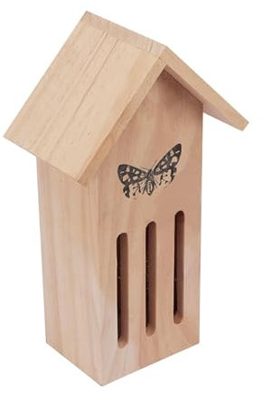 SVCEQZE Schmetterlingshäuser für den Garten, Schmetterlingshaus und Futterhäuschen, Garten-Schmetterlingshaus | Einfach zu fütterndes Schmetterlingshaus 11,2 x 3,9 x 3,2 Zoll,