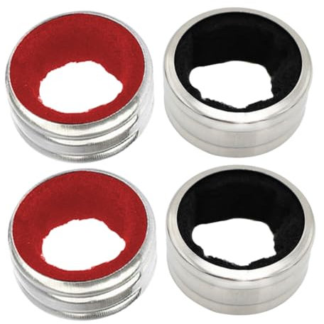 HAKIDZEL 4pcs Stainless Steel Wine Drop Drip Collars for Wine Bottles Prevent Stains at Parties Picnics and Beach Trips Elegant Design Easy to Use