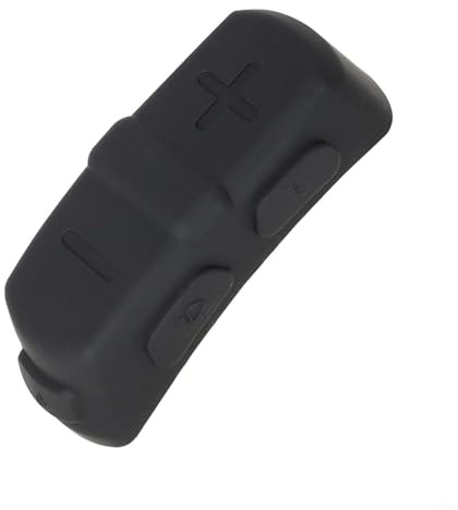 Gettimore Copertura in silicone per cambio a dito per Engwe E-Bike impermeabile, custodia protettiva per pulsante, nero e rosso, 6,2 g (nero)