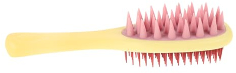 Happyyami Scalp Massager Shampoo Brush Hair Shampoo Brush for Wet Dry Use Long Reach Handle for Shower Hair Scrubber Massage Feature and Stylish Design