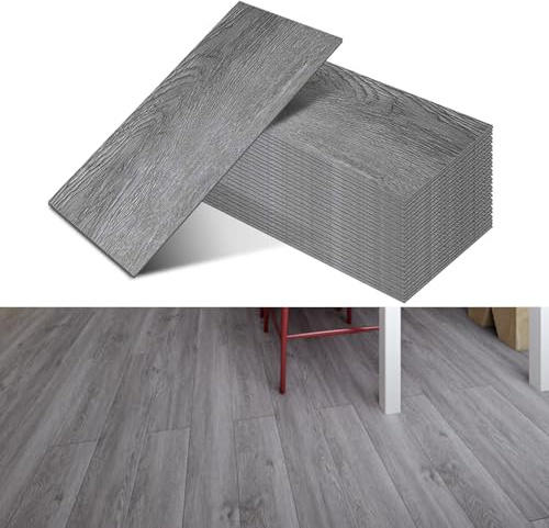 Aartner 16pcs Imitation Wood Grain Kitchen Bathroom self Adhesive Wall Tiles, Stick on Tiles, Peel and Stick Tile Stickers, Self Adhesive Bathroom Panels for Walls Waterproof Stickers (03)