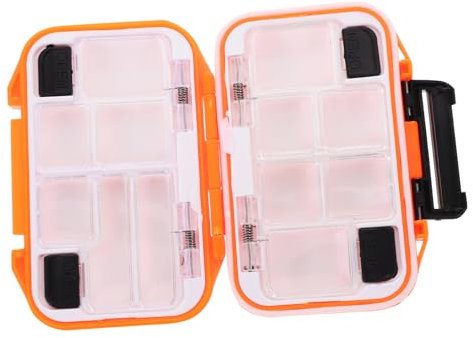 Sosoport Angelköderbox Doppelseitig Aufbewahrungsbox Für Köder Haken Robust Und Tragbar Transparente Innenhülle Dichtes System Silikon-dichtungsstreifen Schiebedesign Bewegliche Einsätze or