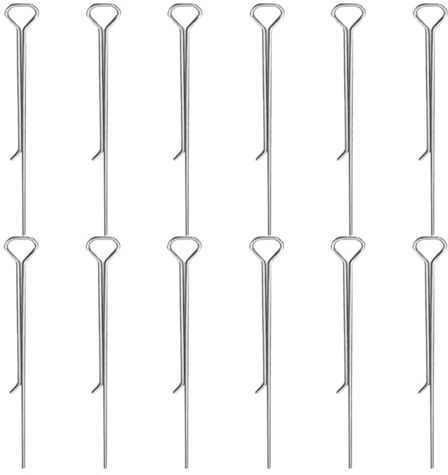 GALPADA 12pezzi Supporti per Stoppini in Metallo Clip Multifunzionale per Candele in Clip per Realizzare Candele Piccole Medie e Grandi Rotonde e Quadrate Accessori da Te per