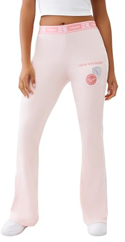 True Religion Velour Bootcut Track Pant for Women – Soft Wide Leg Sweatpants with Flared Hem | Mary’s Rose, Medium