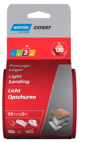 Norton Rouleau Norgrip expert 93 x 5 m Grain 120