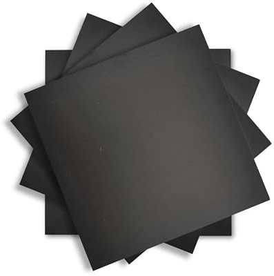 Lebrun Couverts - Lot de 4 Assiettes Ardoise Carrée - Parfait pour vos Planches Apéro ou vos Plateaux de Fromage et Charcuterie - Service Qualité Restauration - Plateau Apéritif et Tapas - 35 x 35 cm