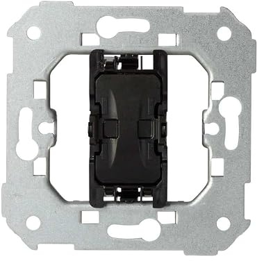 SIMON - Interruptor de Persianas, Serie Simon 75, Compatible con Tapas de las Series 75, 31, 82 y 88, Apto para Interiores (IP20), Fácil de Instalar, 7,3 x 7,3 cm