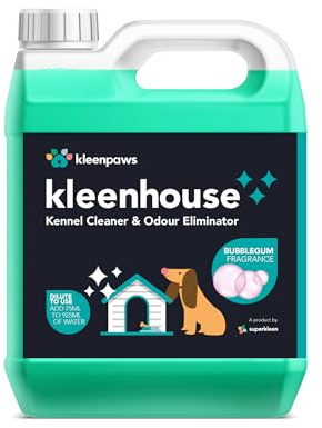 Glimmermann Products Kennel Cleaner and Odour Eliminator Pet Disinfectant Urine Deodoriser Bubblegum 1.8L