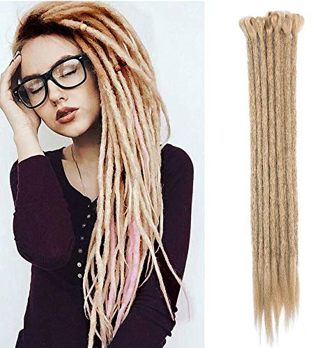 Braids Extensions Dreadlocks Extension Crochet Twist Braids Kunsthaar 5 Bündel Afro Zopf Hair Extensions Synthetik Braiding Haarverlängerung wie Echthaar 35g-50cm # Ascheblond