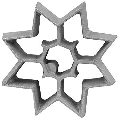 O'CREME Star Rosette Iron 8-Pointed Star
