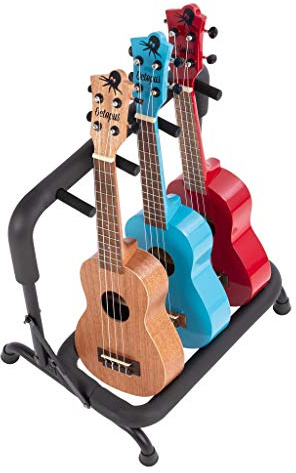 Octopus ukulele stands for 3 x Soprano or Concert ukuleles