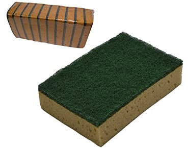 UNICA Spugna Professionale Accoppiata cm 4,5x10x14 - Confezione 10 Pezzi