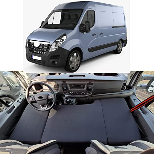 BREMER SITZBEZÜGE Camper-Bett Kinderbett Fahrerhausbett kompatibel mit Opel Movano B ab 2010 Wohnmobil zubehör Wohnmobilbett Camping Camper Zubehör