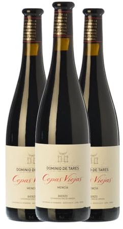 Dominio de Tares Cepas Viejas Mencía Bierzo Crianza 75 cl Vino tinto (Caja de 3 Botellas de 75 cl)