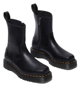 Dr. Martens Damen Amaayah Lo Leather Bex Schlupfstiefel Mode, Schwarz, 6