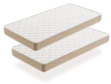 Moonia DuoSystem Matelas avec Rembourrage Viscosoft, fermeté Moyenne/Haute durabilité, 70 x 190 cm