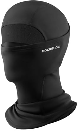 ROCKBROS Balaclava Ski Mask, Breathable Full Face Mask for Winter, Thermal Face Cover Under Helmet Wear for Men Women, Neck Warmer for Cycling, Motorcycle, Skiing