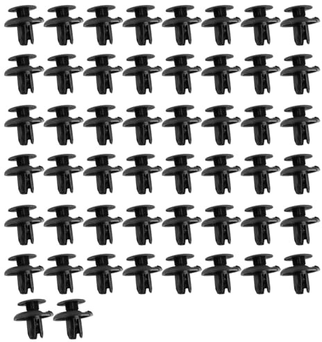Ceeyoll 100 Piezas Clips Remaches Plástico,Grapas Coche Paneles de Puerta,Clips de Fijación para Coche, Accesorios para Carrocería y Coche, Apto clips coche para Volkswagen T4 T5 Transporter Eurovan.