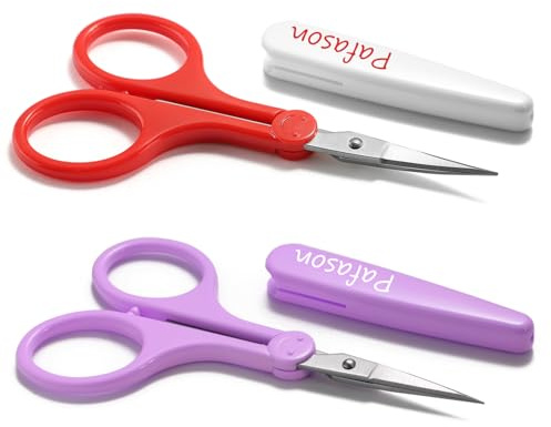 PAFASON Piccolo Artigianato Set Dritto Curvo Punta per Scrapbooking Quilting DIY Cucito Maglieria Ricamo Punto Croce Uncinetto Filo Lana Carta Dettaglio Tessuto Taglio