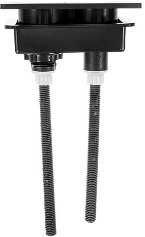 SEWACC Botón Rectangular de Cisterna ABS de Doble Descarga para Baño WC