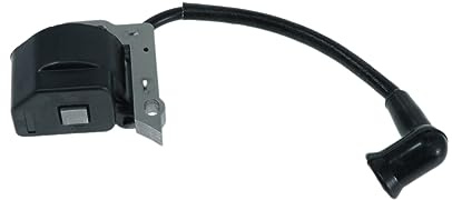 POPETPOP Bobina De Encendido y Cable para Motosierra y Cortacésped, Módulo De Encendido Negro, Alta Tensión, Repuesto Resistente para Motor, Uso Jardinería y Mantenimiento