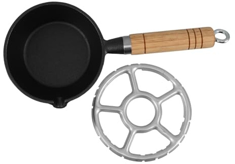 iplusmile Casserole Fonte Petite Pour Fondre Beurre Lait Cocotte à Œufs Mini-poêle Chauffe-plats Usage Plaque De Cuisson