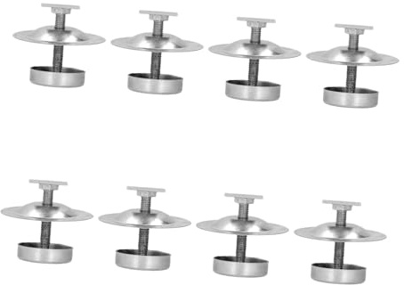 GARIOUANS 8 Stück Teiliges Edelstahl Bienenstock Ständer Ameisensicherer Beehive Stand für Imker Robuster Metall Bienenstock Sockel mit Verbesserter Belüftung Für Garten und Professionelle