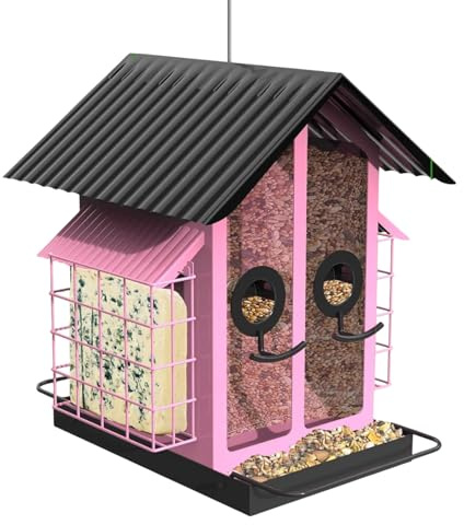 para Aves De Ventana,Suministros para Aves A Prueba De Ardillas Y Resistentes Al Clima,s Grandes para - para Jardín Patio Balcón Terraza Porche Árbol Valla Ventana Observación En El