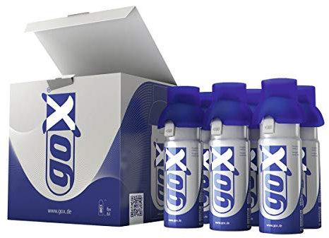 Pack de 6 Canettes d'Oxygène 6L : Une Solution de Secours Fiable, Pratique et Facile à Utiliser dans les Situations d'Urgence, Réserve d'Oxygène à Portée de Main dans la Trousse de Secours