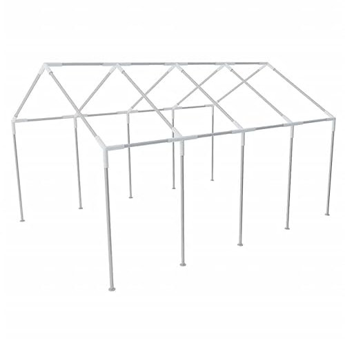 vidaXL Telaio in Acciaio per Tendone da Festa 8x4 m Struttura Gazebo Giardino