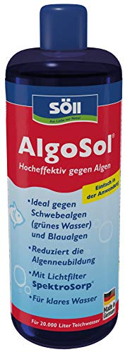Söll AlgoSol 1 l – Algenmittel mit Lichtfilter für Teiche