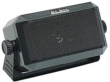 Midland - Altoparlante Esterno AU 25 E Compatibile con Ricetrasmittenti Radio CB, Audio 5W, Impedenza 8 Ohm - Altoparlanti e Accessori Moto, Connettività AUX e Supporto Bluetooth, Installazione Facile