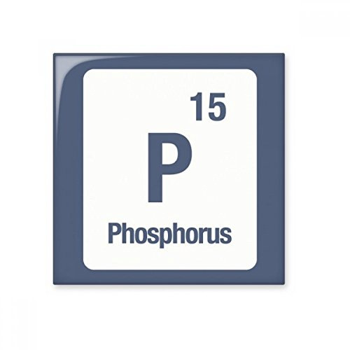 DIYthinker P Fósforo elemento químico Chem brillante baldosa cerámica de baño Cocina muro de piedra artesanal de regalo Decoración