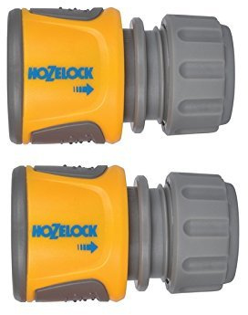 Quick Connector Hose Watering Water Garden Soft Touch 19 mm 3/4 End Of The Tube Connector Hozelock 2080 | More Grip and comfort| Packs of 1.2 and 4 | Design, Quality and Resistance Thanks to the soft