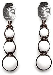 Orecchini Pendente donna Tamashii Earrings in Legno - Agata,Semipreziosa