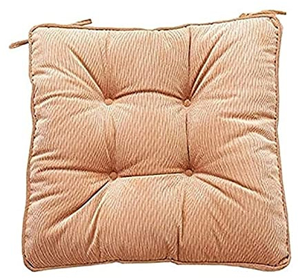SBTXHJWCGLD Chair Pad Square Not-Slip Dining Chair Cushions,Thick Chair Booster Seat Cushions, Tatami Garden Pillow Seat Pads Chair Cushion (Color : Pink, Size : Pack of 2)