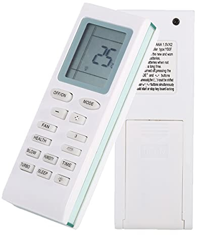 Télécommande de climatiseur,Télécommande de remplacement universelle,Écran LCD,Pas de programmation,Convient pour le climatiseur Gree YBOF,YB1FA,YB1F2,YBOF1,YBOF2,YBOFB,Y502K
