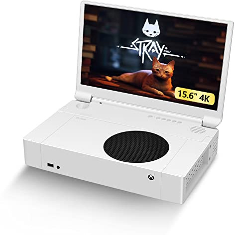 G-STORY 15.6 Portable Monitor for Xbox Series S 4K Portable Gaming Monitor IPS Screen for Xbox Series S（not Included） with Two HDMI, HDR, Freesync Game Mode Travel Monitor